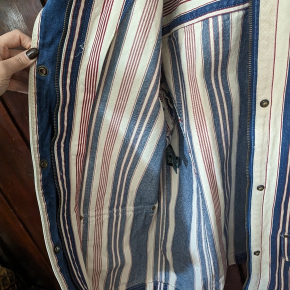 Ralph Lauren Vintage 1990s Denim Jacket size M NWT - Picture 8 of 12